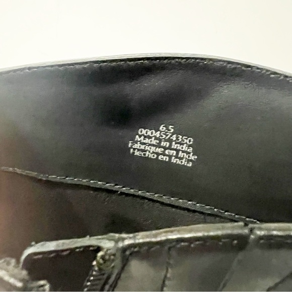 Free People Not for Riding Platform Tall Boots Black Leather Size 6.5 NEW - Picture 7 of 11